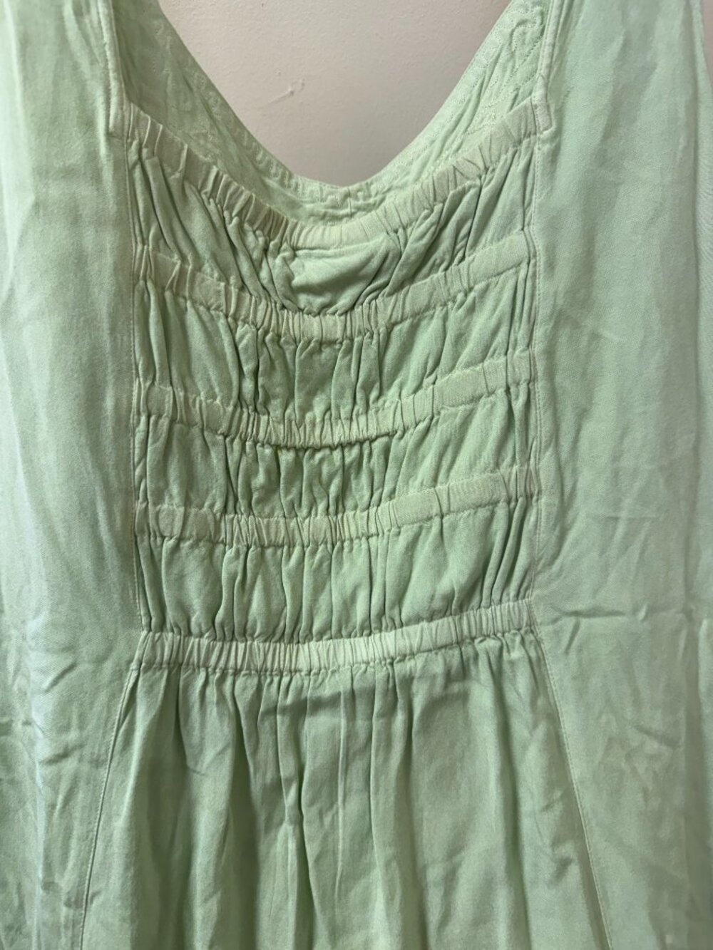 Holy Clothing Mint Green Embroidered Boho Maxi Dress - Size 2X - Picture 4 of 6